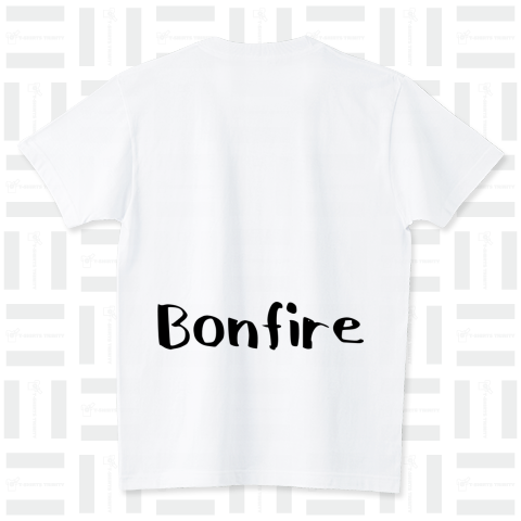 Bonfire(焚火)Tシャツ（Tシャツ）|デザインTシャツ通販【Tシャツトリニティ】