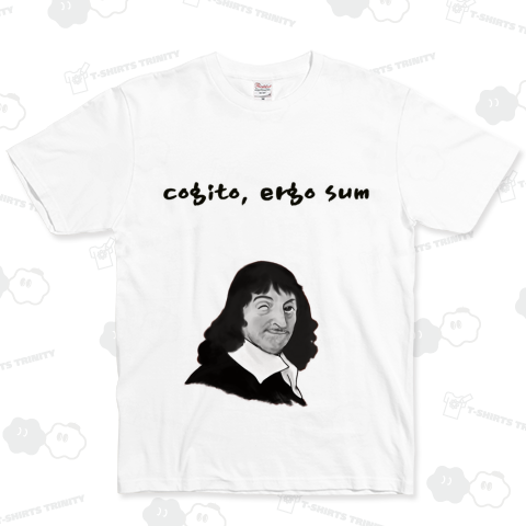 cogito, ergo sum ベーシックTシャツ(5.0オンス)