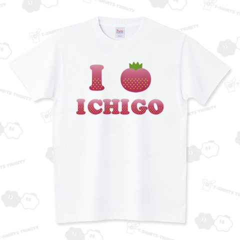 I♡lCHIGO(赤) スタンダードTシャツ(5.6オンス)