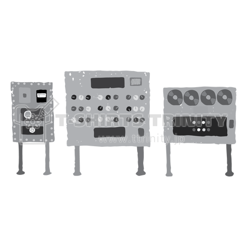 あやしげな白黒の機械