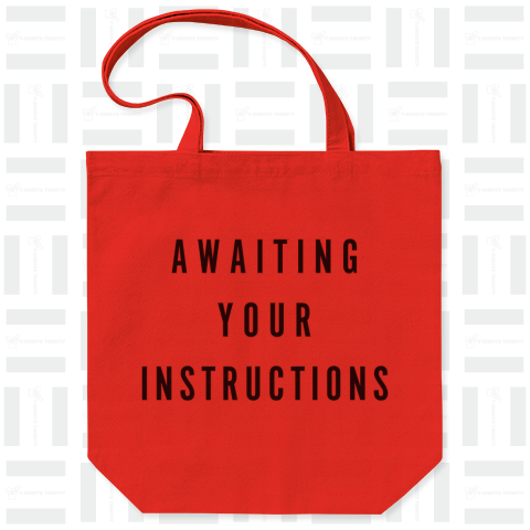 AWAITING YOUR INSTRUCTIONS