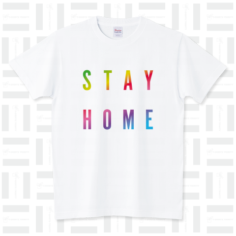 STAY HOME 18 スタンダードTシャツ(5.6オンス)
