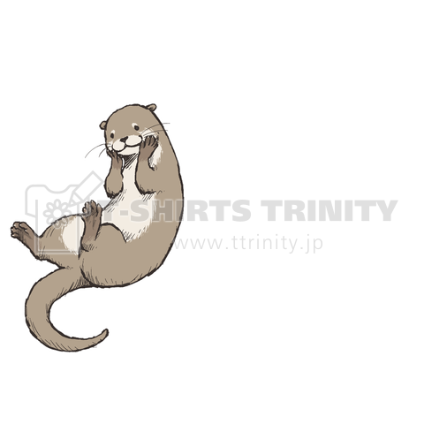 Otter (白文字)