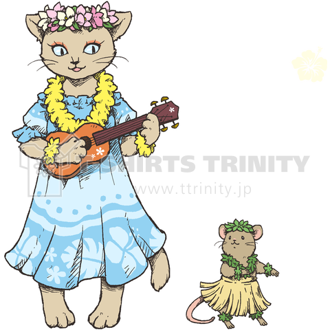 ALOHA POPOKI ( 白文字 )