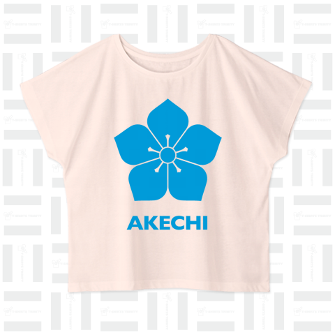 AKECHI 水色桔梗-1(剣香い桔梗) 背面小家紋