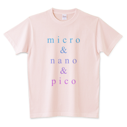 マイクロ ナノ ピコ デザインtシャツ通販 Tシャツトリニティ