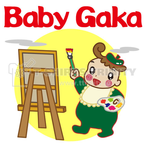 Baby Gaka 月(赤文字)