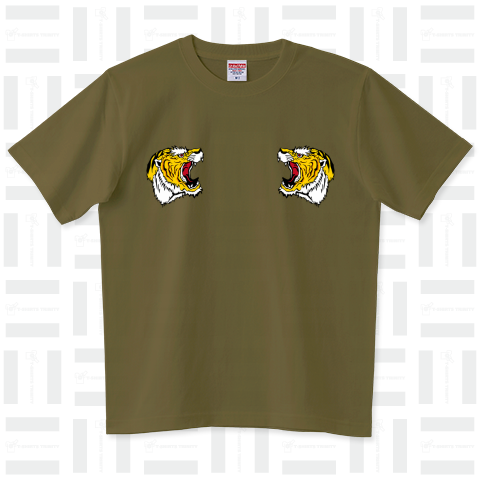 Tiger(トラ) ハイグレードTシャツ(6.2オンス)