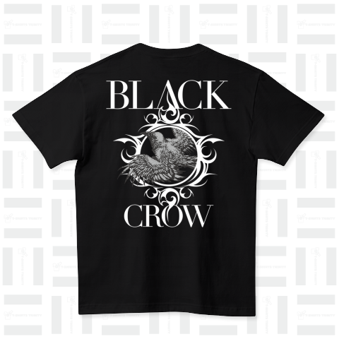 BLACK CROW ハイクオリティーTシャツ(5.6オンス)