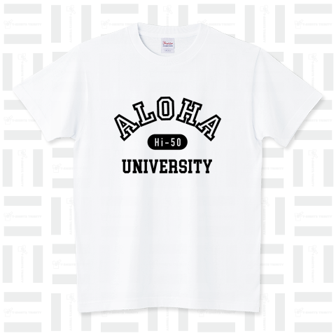 Aloha University 01 W スタンダードTシャツ(5.6オンス)