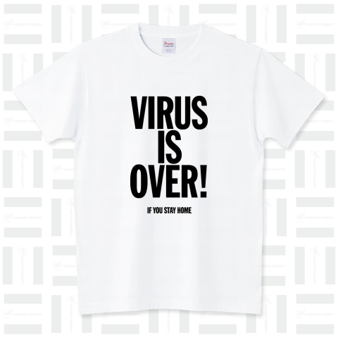 VIRUS IS OVER! 01 W スタンダードTシャツ(5.6オンス)