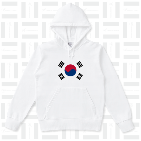 韓国国旗（パーカー）|デザインTシャツ通販【Tシャツトリニティ】