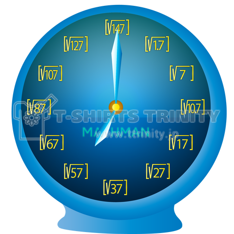 MATHMANクロック ラッキーセブン