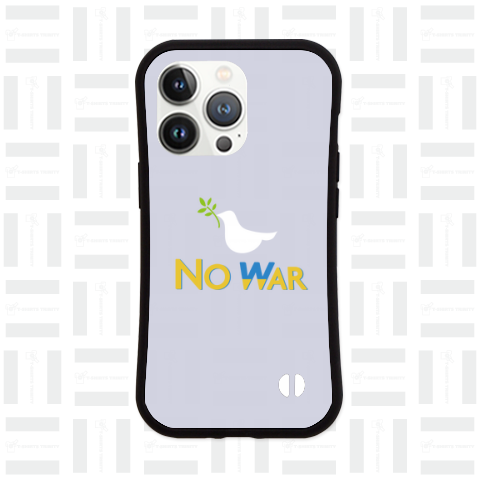 NO WAR (ウクライナ国旗カラー)33 ハト