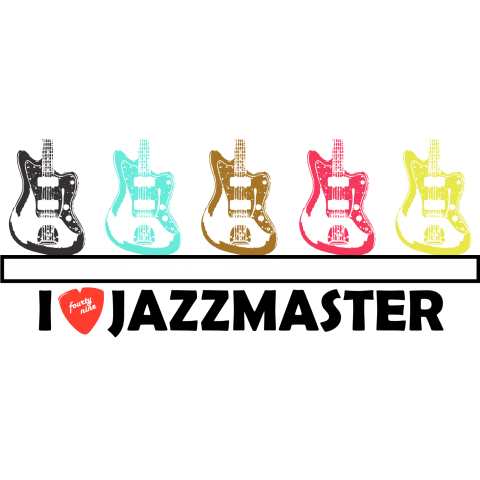 ジャズマスター パート3 I Love Guitarシリーズ By Zipangu49er デザインtシャツ通販 Tシャツトリニティ