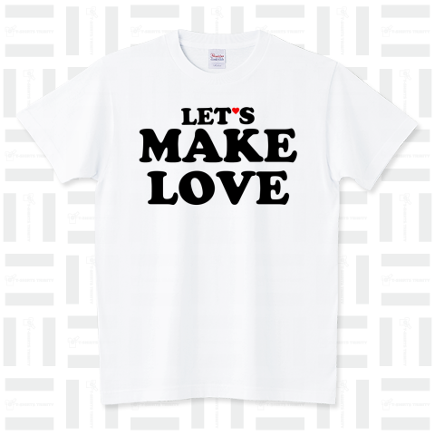 「エッチしましょう!の意味Let's Make Love」エロバカTシャツデザインシリーズ3【Zipangu49er】