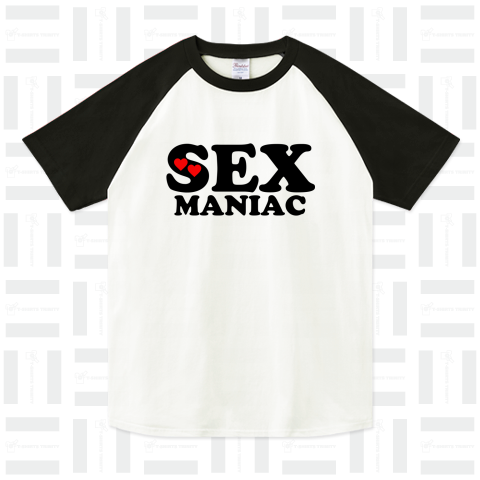 SEX MANIAC セックスマニア ニンフォマニアック 文字T ver25 【Zipangu49er】