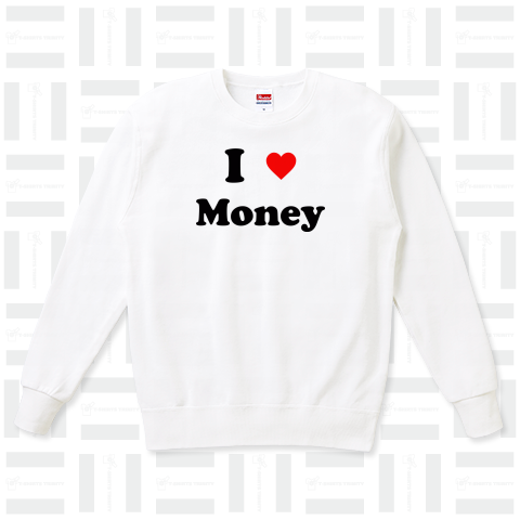 I love Money(お金大好き)ネタTシャツ コンパ・ナンパにも?【Zipangu49er】