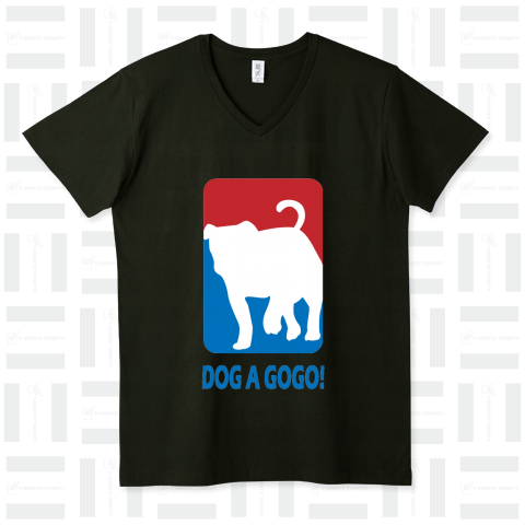 犬 パグ ブルドッグ NBA系ロゴTシャツデザインシリーズ35【Zipangu49er】