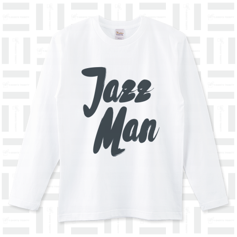 ジャズ JAZZ MEN! 文字ロゴTシャツデザイン【Zipangu49er】スイング吹奏楽