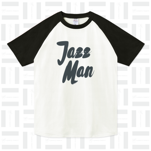 ジャズ JAZZ MEN! 文字ロゴTシャツデザイン【Zipangu49er】スイング吹奏楽