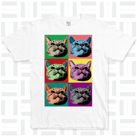 Pretty Cat プリティ キャット (文字なし) ベーシックTシャツ(5.0オンス)