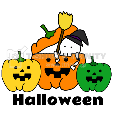 かぼちゃと魔女ドクロちゃん -template