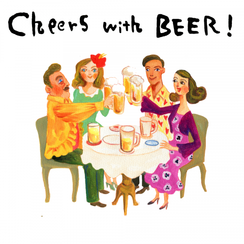 ビールで乾杯!Cheers with beer!#4