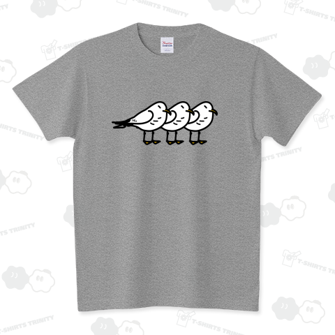 sleeping three seagulls スタンダードTシャツ(5.6オンス)