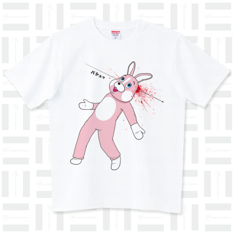 スナイパー/標的(バイトウサギ) ハイグレードTシャツ(6.2オンス)