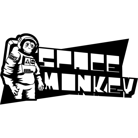 SPACE MONKEY  LOGO