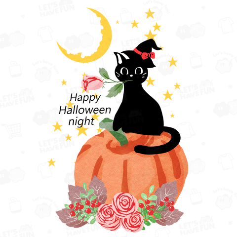 黒猫とハロウィンの夜