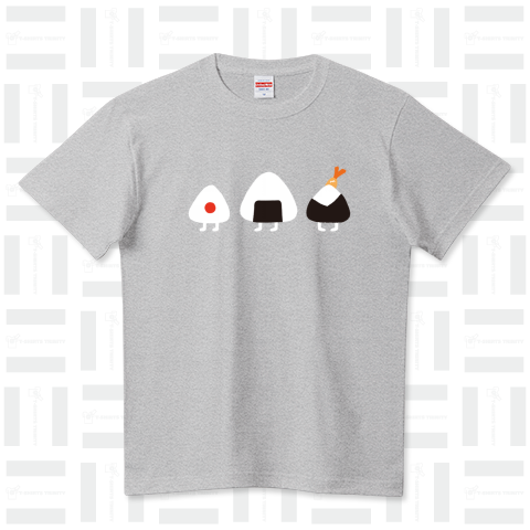 おにぎりTシャツ(線なしver)