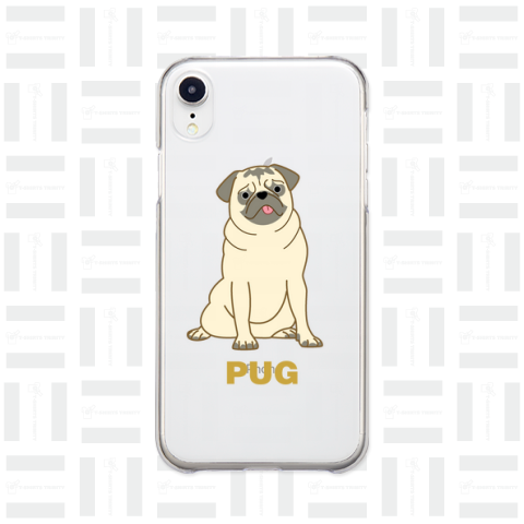 パグ PUG(文字入り)