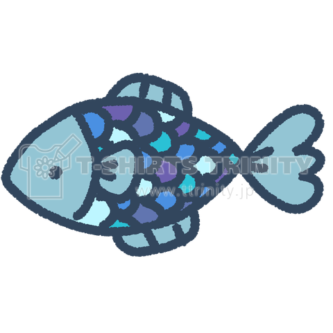 魚 イラスト うろこ