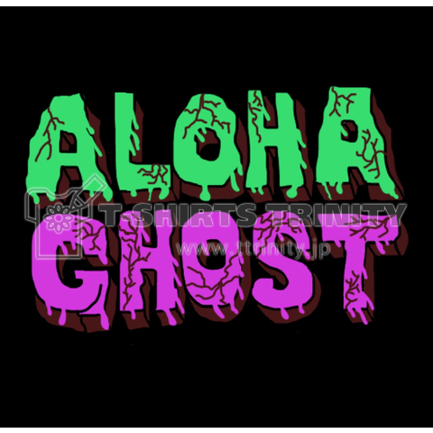 ALOHAGHOST バックロゴ