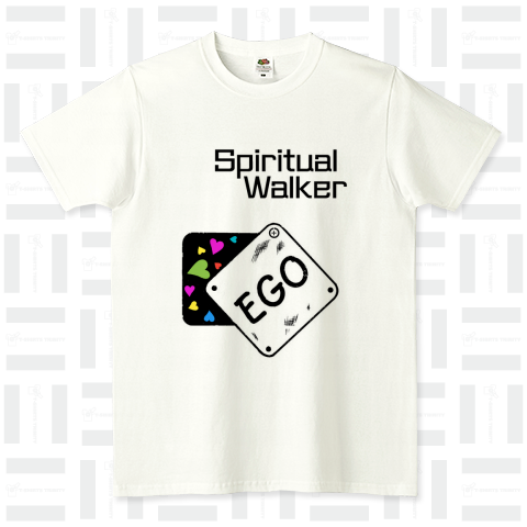 SpiritualWalker ego FRUIT OF THE LOOM Tシャツ(4.8オンス)