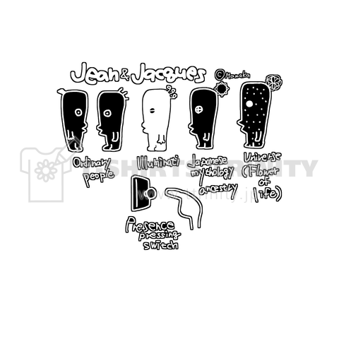 自安と弱 Jean&Jacques 世界観 白