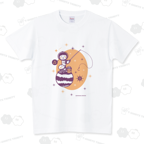 Astronauts - Fishing スタンダードTシャツ(5.6オンス)