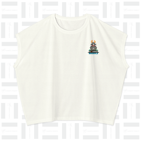 姫路城を背中に宿す粋なTシャツ