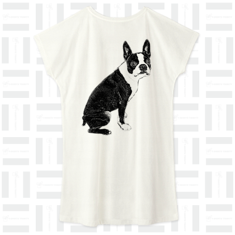 Boston Terrier (ボストンテリア) nude 【バックプリント ...