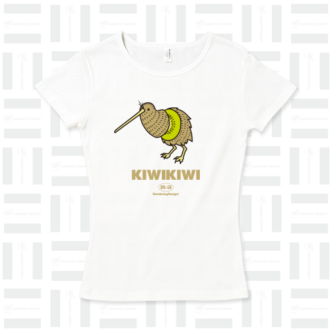 KIWIKIWI フライスTシャツ(6.2オンス)