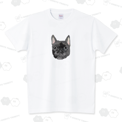 愛犬 フレンチブルドック スタンダードTシャツ(5.6オンス)