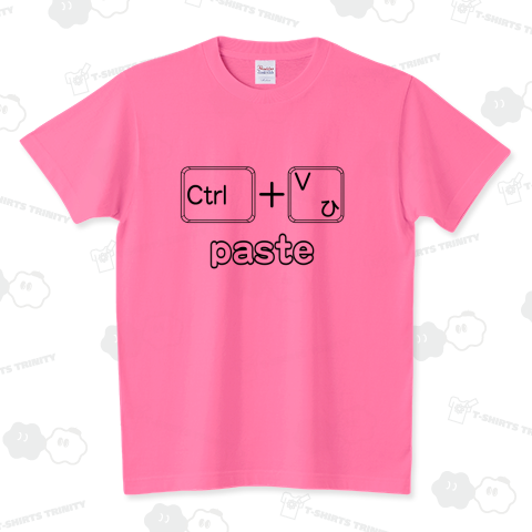 paste Ctrl+V スタンダードTシャツ(5.6オンス)