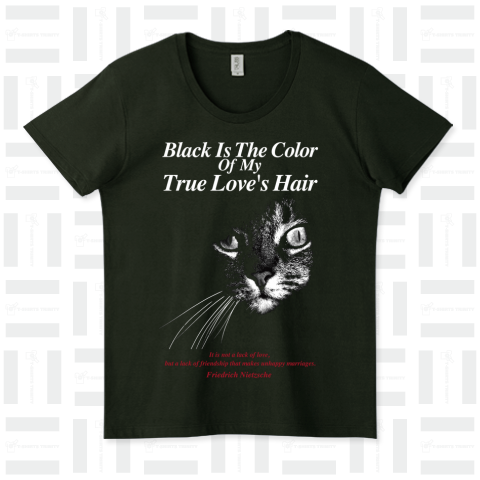 Black Is The Color Of My True Love's Hair【 Nietzsche Cat 】