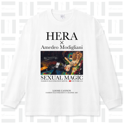 FASHION ILLUSTRATION “ SEXUAL MAGIC ” [ 1, HERA × Amedeo Modigliani ]