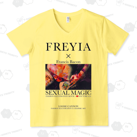 FASHION ILLUSTRATION “ SEXUAL MAGIC ” [39, FREYIA × Francis Bacon]