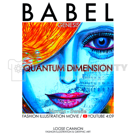 FASHION ILLUSTRATION【 QUANTUM DIMENSION 】7,BABEL / GENESIS Nordic - Swede