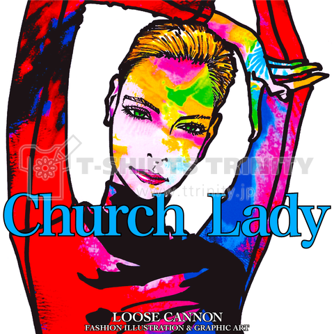 FASHION DRAWING Church Lady No,18