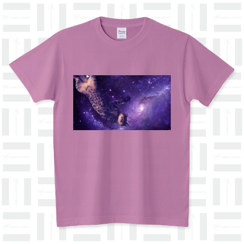 宇宙猫 スタンダードTシャツ(5.6オンス)